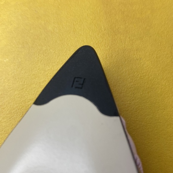 💯 - New Authentic FENDI leather and mesh high-heeled slingbacks - Picture 15 of 17